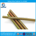 Color zinc plated full thread rod for furniture